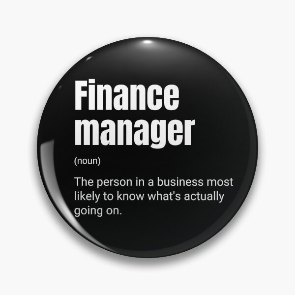 Item preview, Finance Manager Funny Work Definition designed and sold by CuteLovelyDesigns.