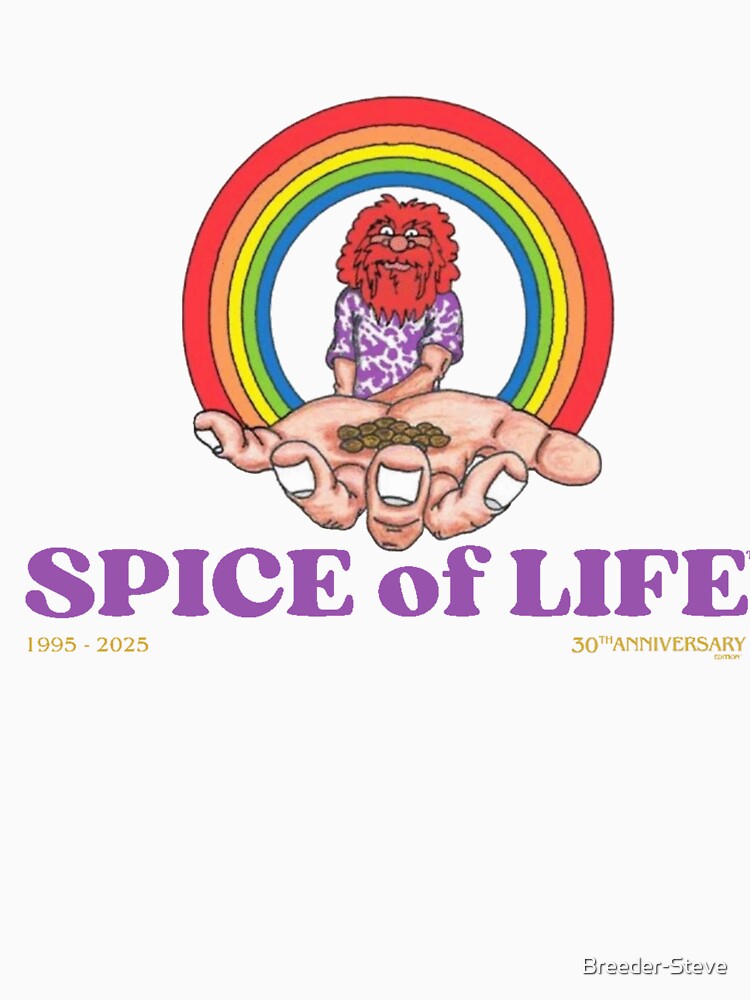 Thumbnail 7 of 7, Classic T-Shirt, Spice of Life™ 30th Anniversary Edition 1995 - 2025 designed and sold by Breeder-Steve.