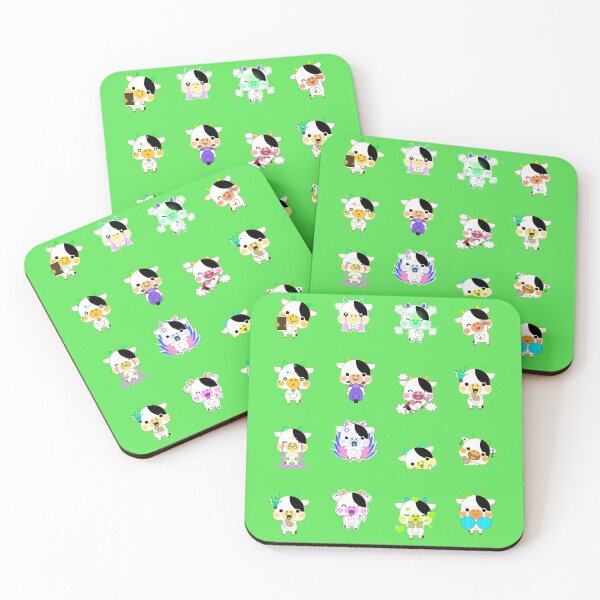 Item preview, little cute cows, tiny sweet cows, cows, tiny cows, designed and sold by GOLDENGARDENART.