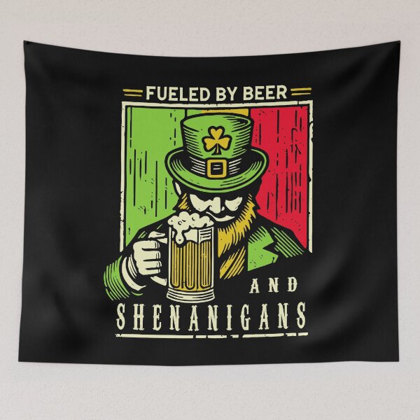 Item preview, St. Patrick's Day Funny Hut Bier Kleeblatt Fun designed and sold by LuminOrb.