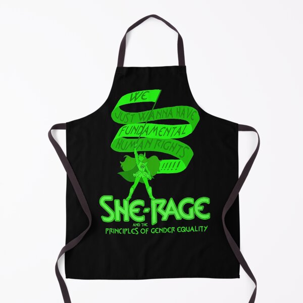 Item preview, She-Rage and the Principles of Gender Equality (green / we - version) designed and sold by Global Rainbow Engineers.