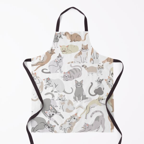 Item preview, Gatos tranquilos designed and sold by Nonexistent Hummingbirds.