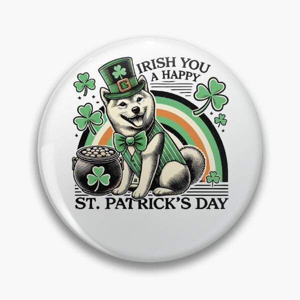 Item preview, Happy St. Patrick's Day Hund designed and sold by LuminOrb.