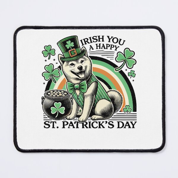 Item preview, Happy St. Patrick's Day Hund designed and sold by LuminOrb.