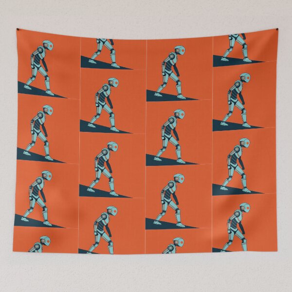 Item preview, Robot Art Illustrations Daily Life Colors Design designed and sold by ART ATTACK ZONE.
