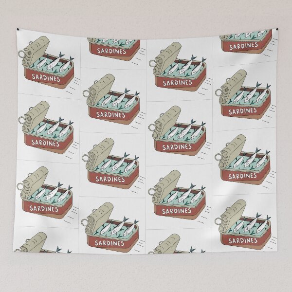 Item preview, Sardines Art Illustrations Daily Life Colors Design designed and sold by ART ATTACK ZONE.