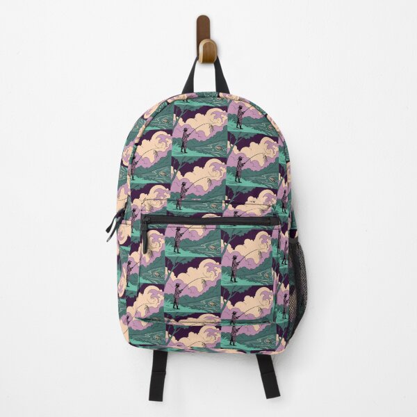 Item preview, Surreal Fishing Art Illustrations Daily Life Colors Design designed and sold by ART ATTACK ZONE.