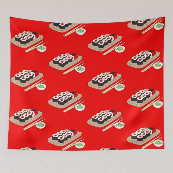 Item preview, Sushi Art Illustrations Daily Life Colors Design designed and sold by ART ATTACK ZONE.