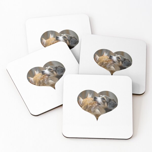 Item preview, Cat and a dog kissing designed and sold by Sunray9.