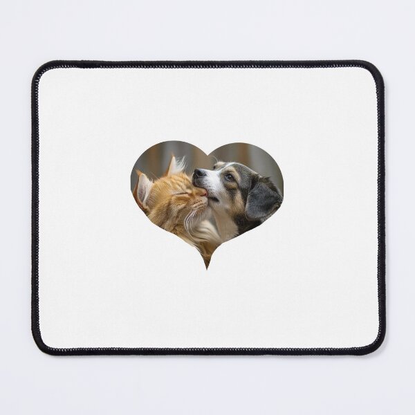 Item preview, Cat and a dog kissing designed and sold by Sunray9.