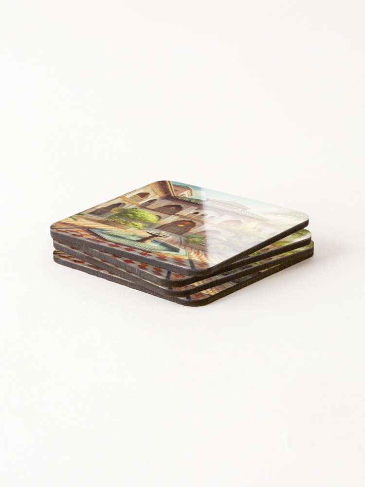 Thumbnail 4 of 5, Coasters (Set of 4), Marrakech Riad designed and sold by SLY12.