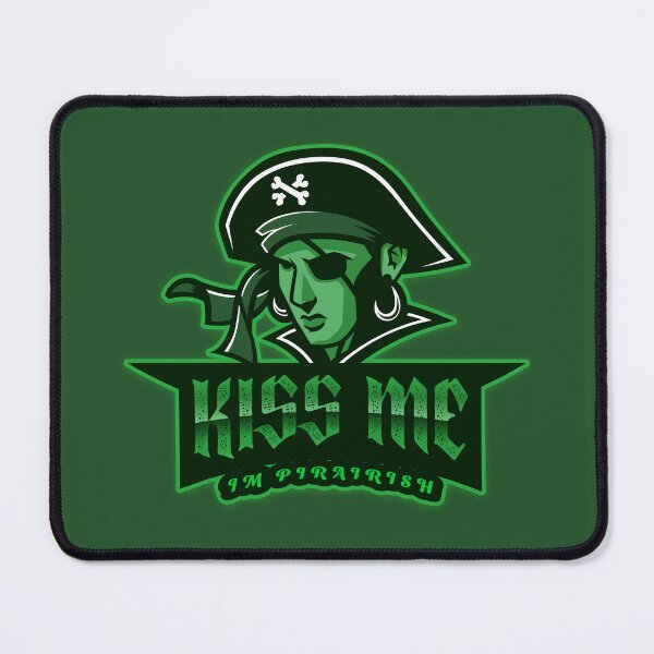Item preview, KISS ME IM PIRAIRISH man designed and sold by SuperKewlStuff.