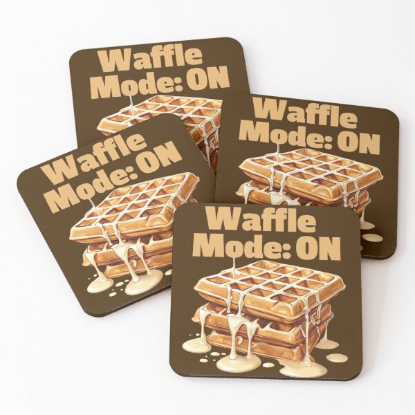 Item preview, Waffle Mode: ON - Funny Breakfast & Brunch Lover T-Shirt designed and sold by TeesByOquad.