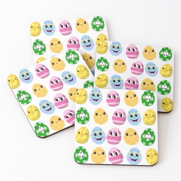 Item preview, Fun Cute Easter Egg  Faces - Cute Easter  designed and sold by Vero De.