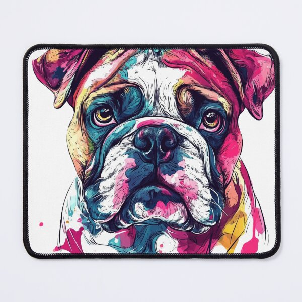Item preview, Bulldog – Cute & Colorful Dog Illustration designed and sold by InkDreamMotion.