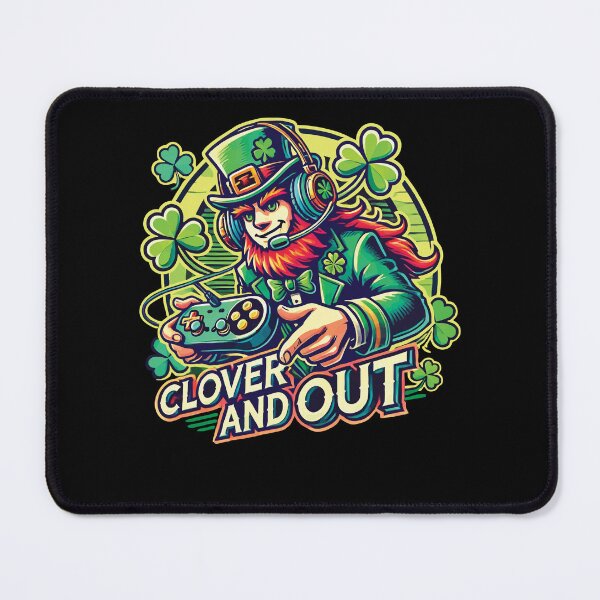 Item preview, Clover And Out St. Patricks Day Gaming Design designed and sold by LuminOrb.