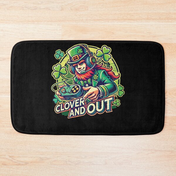 Item preview, Clover And Out St. Patricks Day Gaming Design designed and sold by LuminOrb.
