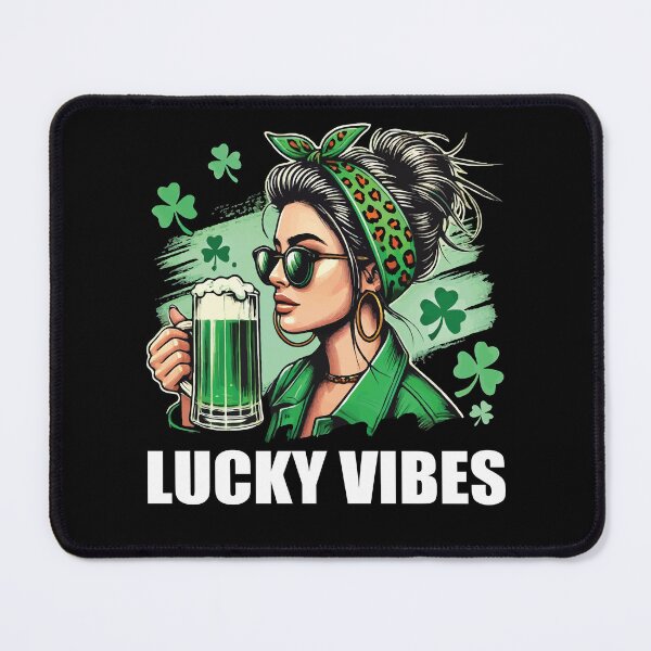 Item preview, St. Patrick's Day Lucky Vibes Stil designed and sold by LuminOrb.