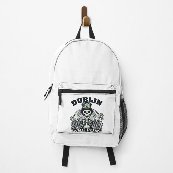 Item preview, St. Patricks Day Dublin The Fun Skelett designed and sold by LuminOrb.