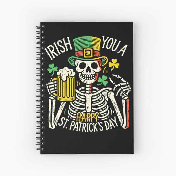 Artikel-Vorschau von Fröhlichen St. Patrick's Day Skelett Party, designt und verkauft von LuminOrb.
