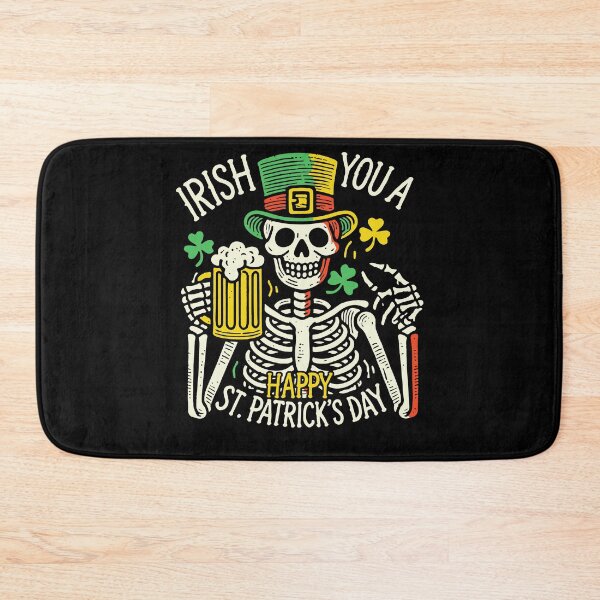 Item preview, Happy St. Patrick's Day Skelett Party designed and sold by LuminOrb.