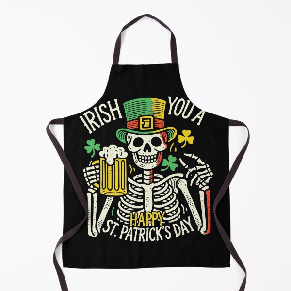 Item preview, Happy St. Patrick's Day Skelett Party designed and sold by LuminOrb.
