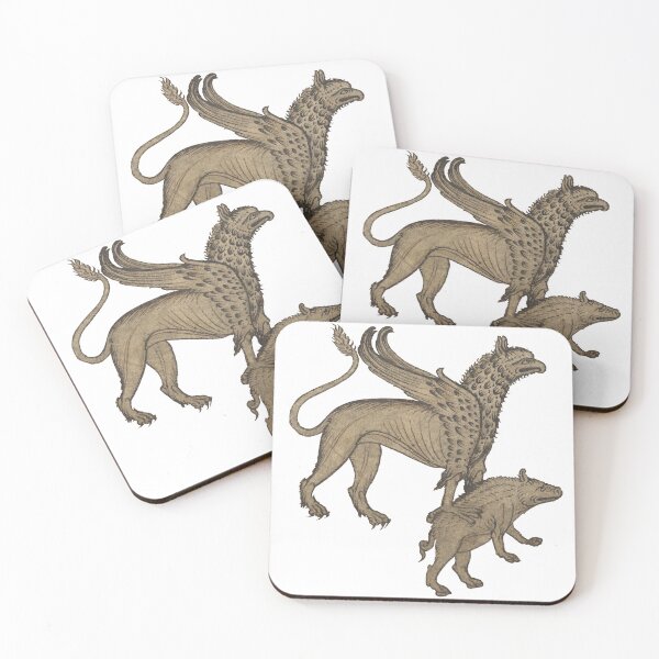 Item preview, Medieval griffin carrying a wild boar designed and sold by IllmadeErrant.