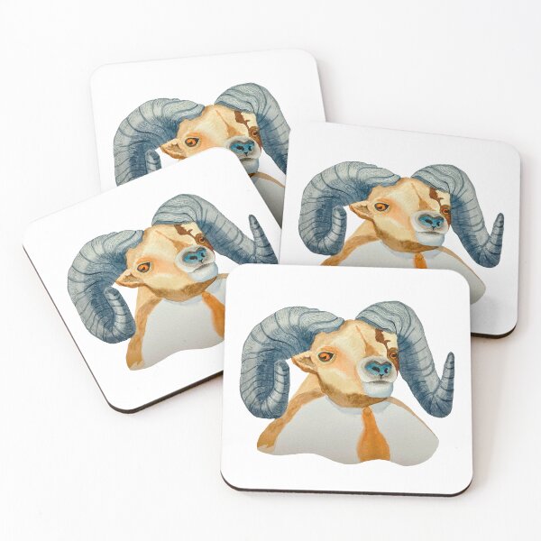 Item preview, Adult Ram looking back for hunters designed and sold by Ozz-art.