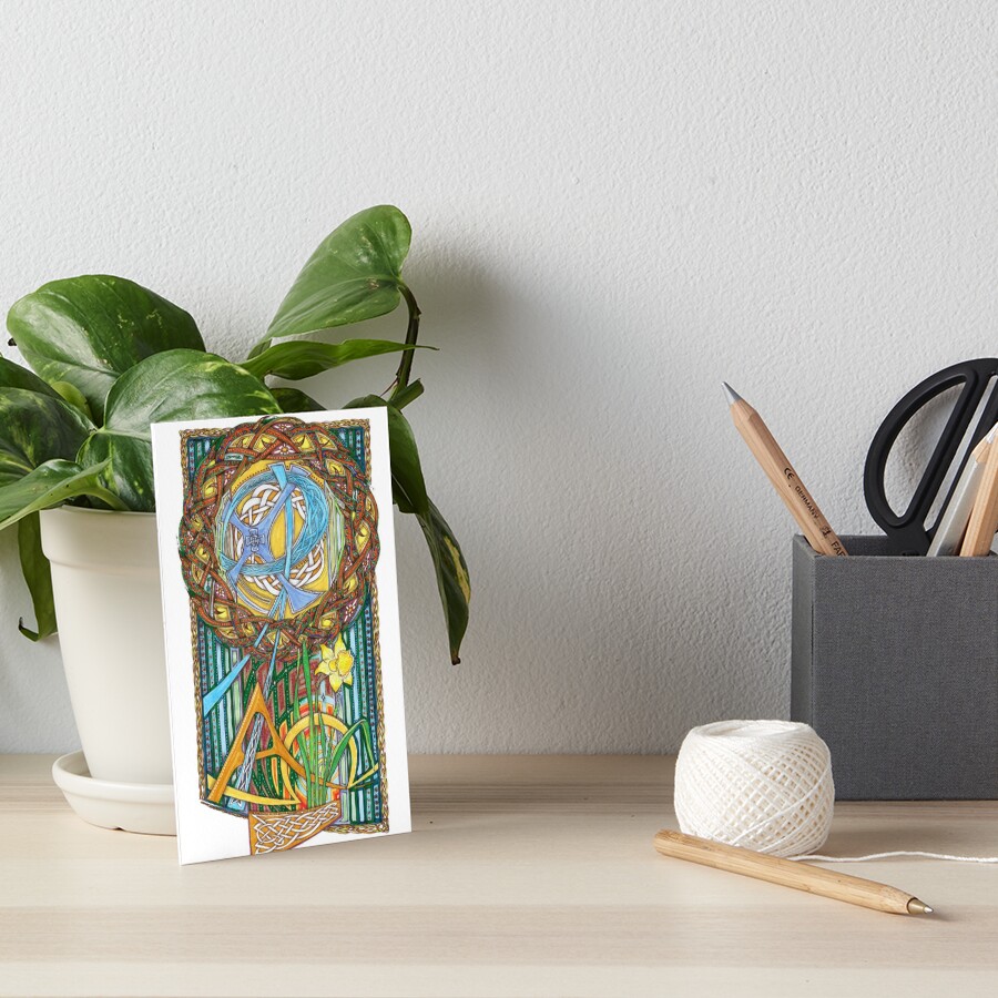 Alpha and Omega Art Board Print