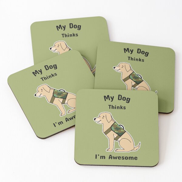 Item preview, My Dog Thinks I'm Awesome designed and sold by PrintHorizonD.