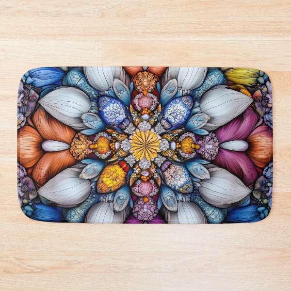 Artikelvorschau, Blumenmandala entworfen und verkauft von JPugliese.