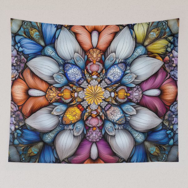 Artikelvorschau, Blumenmandala entworfen und verkauft von JPugliese.