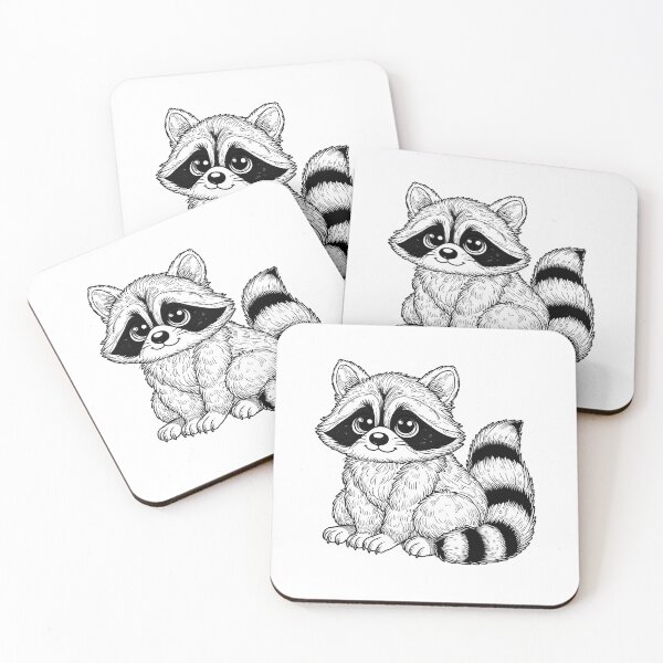 Item preview, Cute Cartoon Raccoon designed and sold by NTGUILTY.