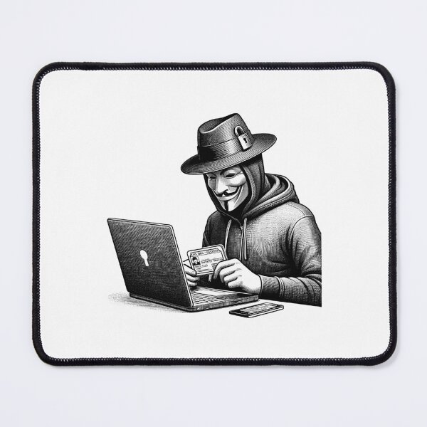 Item preview, Digital Intruder Masked Hacker on a Mission designed and sold by NTGUILTY.