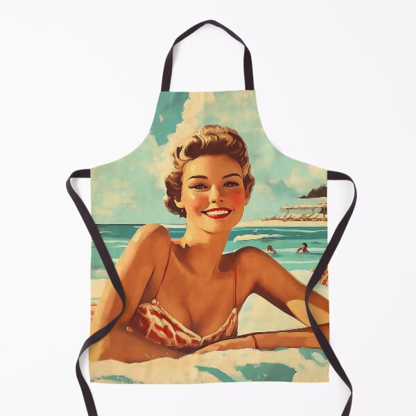 Item preview, Retro Beach Vacation Postcards 10 designed and sold by SteadyRolling.