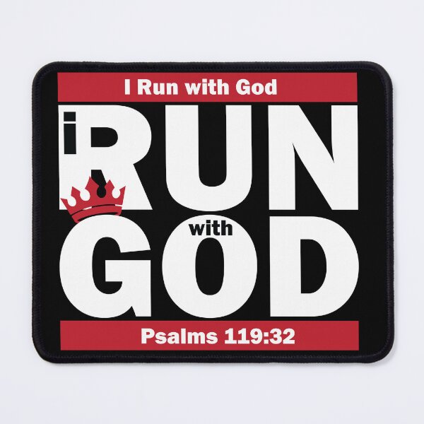 Item preview, I Run with God (White Font) designed and sold by JohnnyPraize.