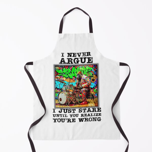 Item preview, "I NEVER ARGUE" Funny Gorilla quote. designed and sold by Drone-tees.