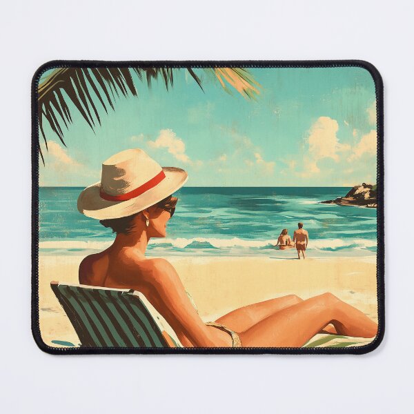 Item preview, Retro Beach Vacation Postcards 11 designed and sold by SteadyRolling.