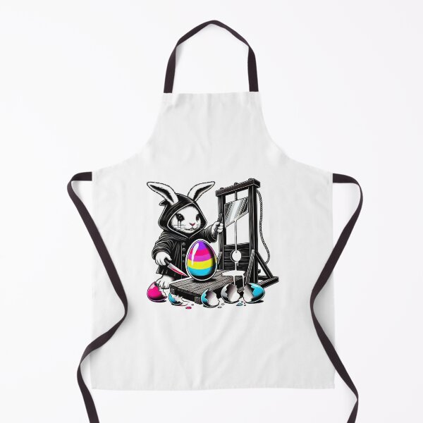 Item preview, Eggs-Ecutioner - Grim Reaper Bunny Guillotine Horror Parody designed and sold by The Killer's Palette.