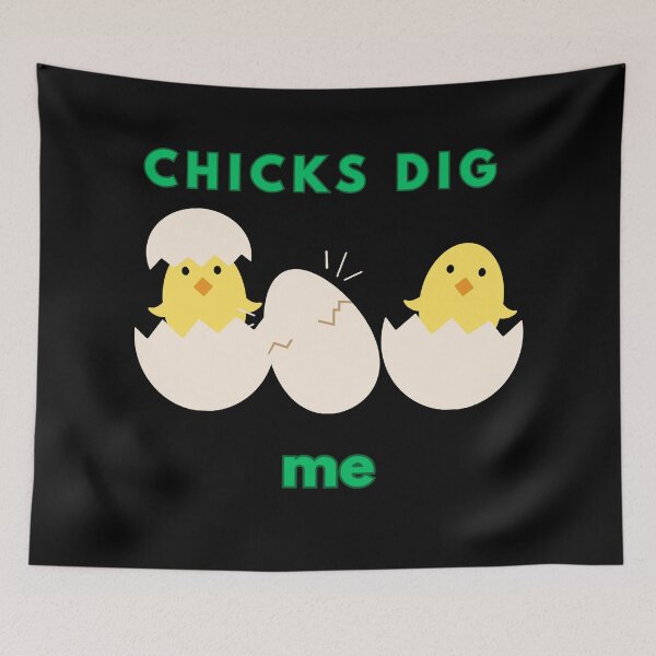 Item preview, Chicks Dig Me happy easter designed and sold by jackoslimited.