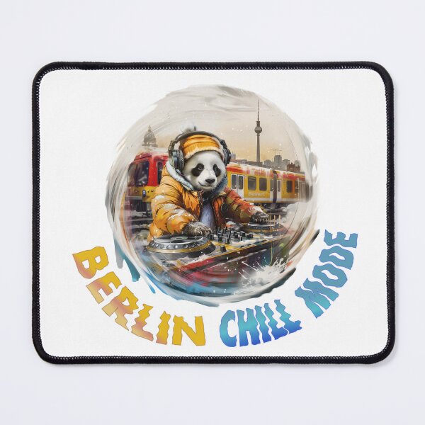 Item preview, Berlin Chill Mode – Cool Berlin DJ Bear Street Art Gift designed and sold by Superlight88.