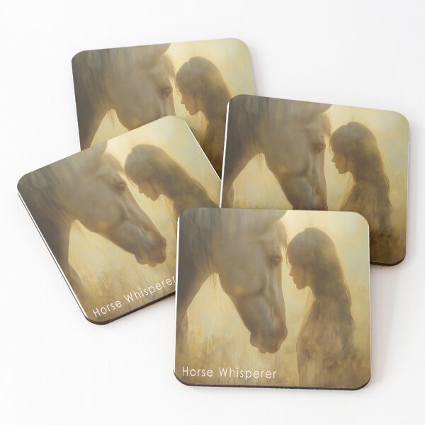 Item preview, Horse Whisperer girl, woman and horse designed and sold by JanChryzostom.
