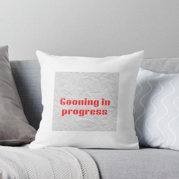 Item preview, Gooning in Progress Kiss-Cut Stickers for Gooning in Progress, Laptop Decal, Fun Gift, Casual Expression, Trendy Decor, Playful Stickers designed and sold by LiftedCrafts.