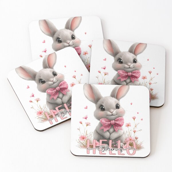 Item preview, Spring Fling Bunny: Big Bow & Happy Hops! designed and sold by winniwinston.