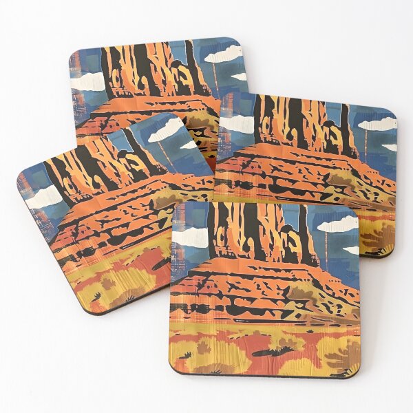Item preview, Southwest Desert Red Sandstone Butte New Mexico  designed and sold by scooterbaby.