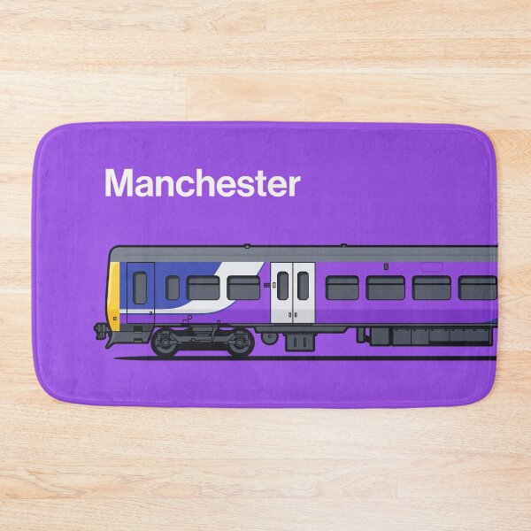Item preview, Manchester Class 323 Purple World Train Side England UK designed and sold by VoodooCircus.
