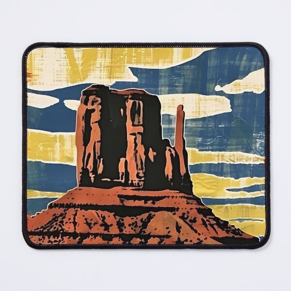 Item preview, Southwest Desert Red Sandstone Butte New Mexico designed and sold by scooterbaby.