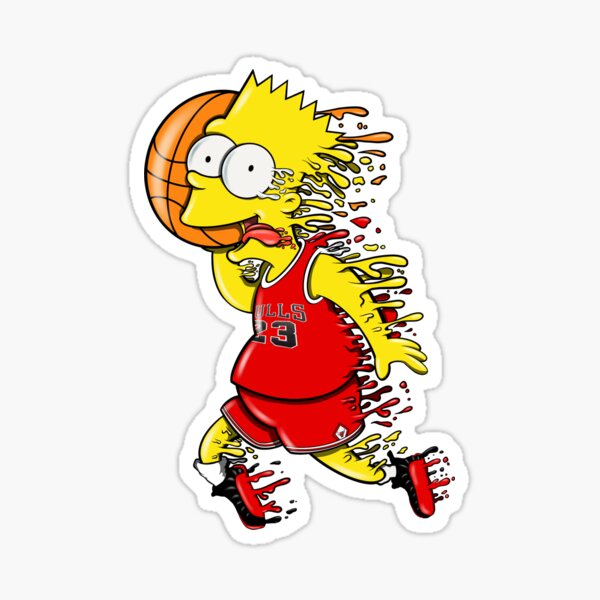Item preview, Melting Hoops – A Fusion of Pop Culture & Basketball designed and sold by ArtisticAxel-.