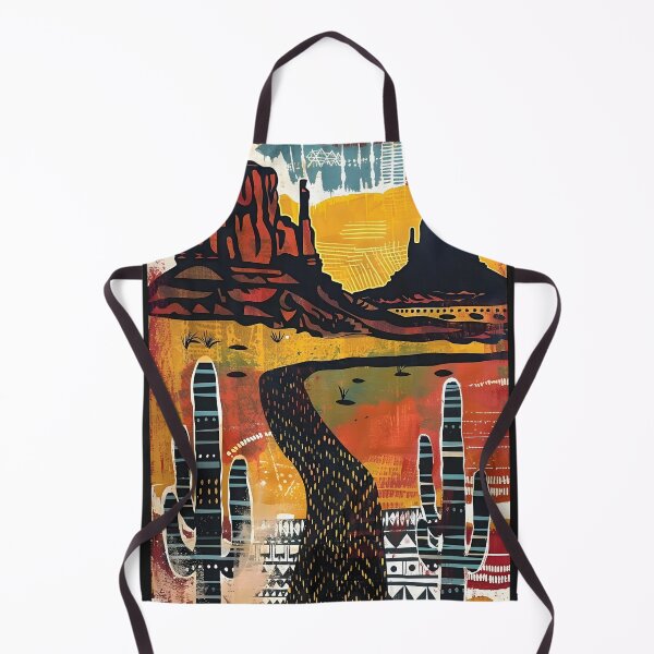 Item preview, Lonesome Hiway Southwest Desert Red Sandstone Butte Saguaro Cactus  designed and sold by scooterbaby.