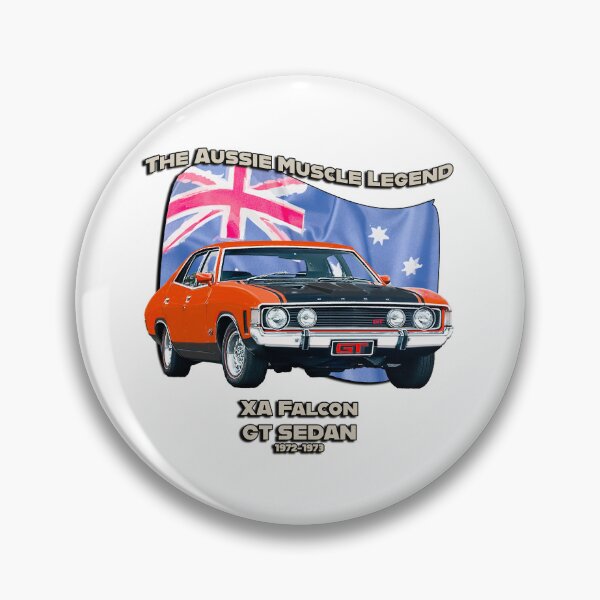 Item preview, XA Falcon GT Sedan 1972-1973 – The Aussie Muscle Legend (White Background) designed and sold by Michael van der Hoorn.